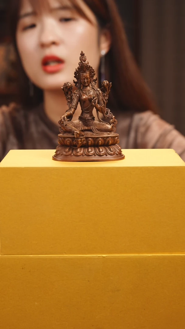 【闪购商品】紫铜9#绿度母-21