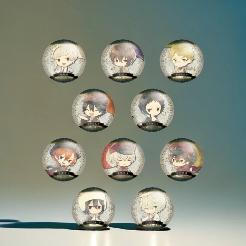 文豪野犬下雨打伞吧唧徽章（岛现盲抽）