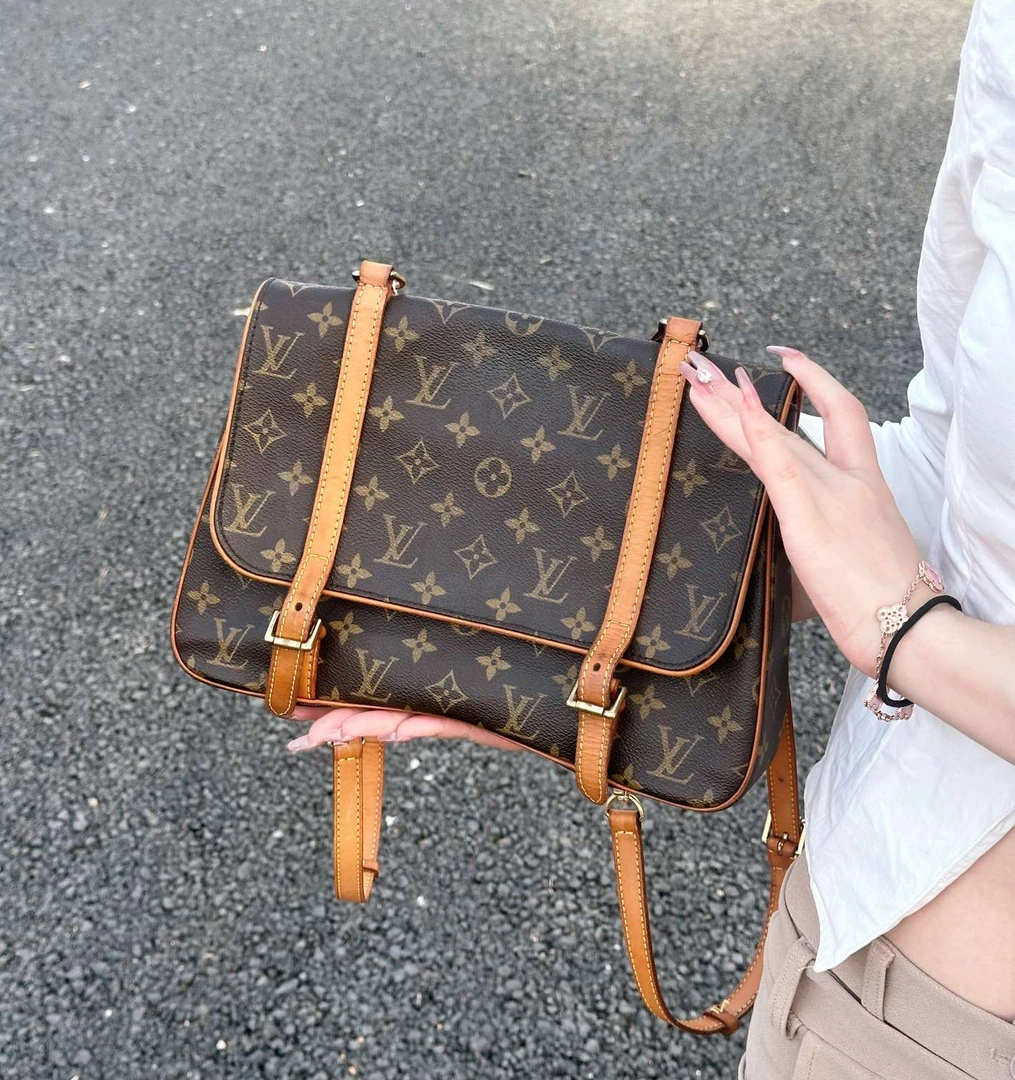 95新 LouisVuitton/路易威登 Lv珍甄大号变形金刚双肩包05年08428