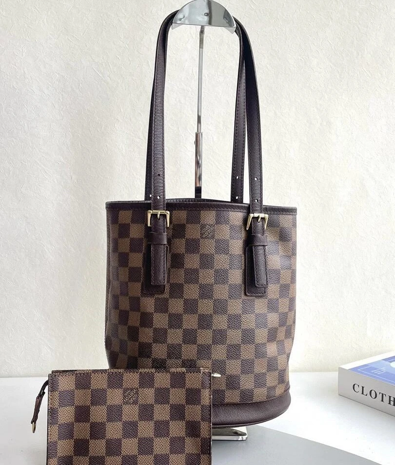 99新 LouisVuitton/路易威登 友福/lv 棋盘格水桶/99新/32550526