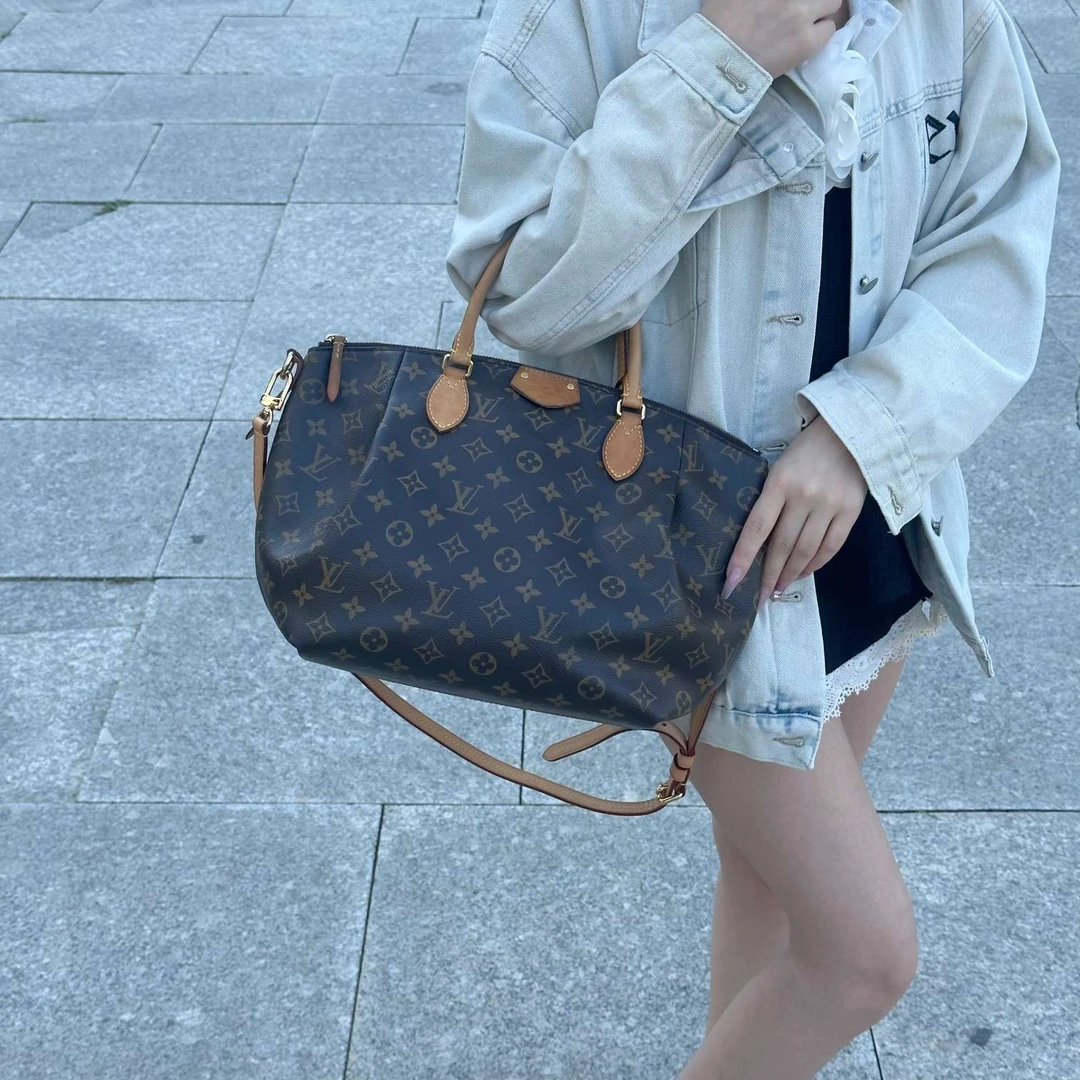 90新 LouisVuitton/路易威登   甄珍 Lv饺子手提包15年 41045