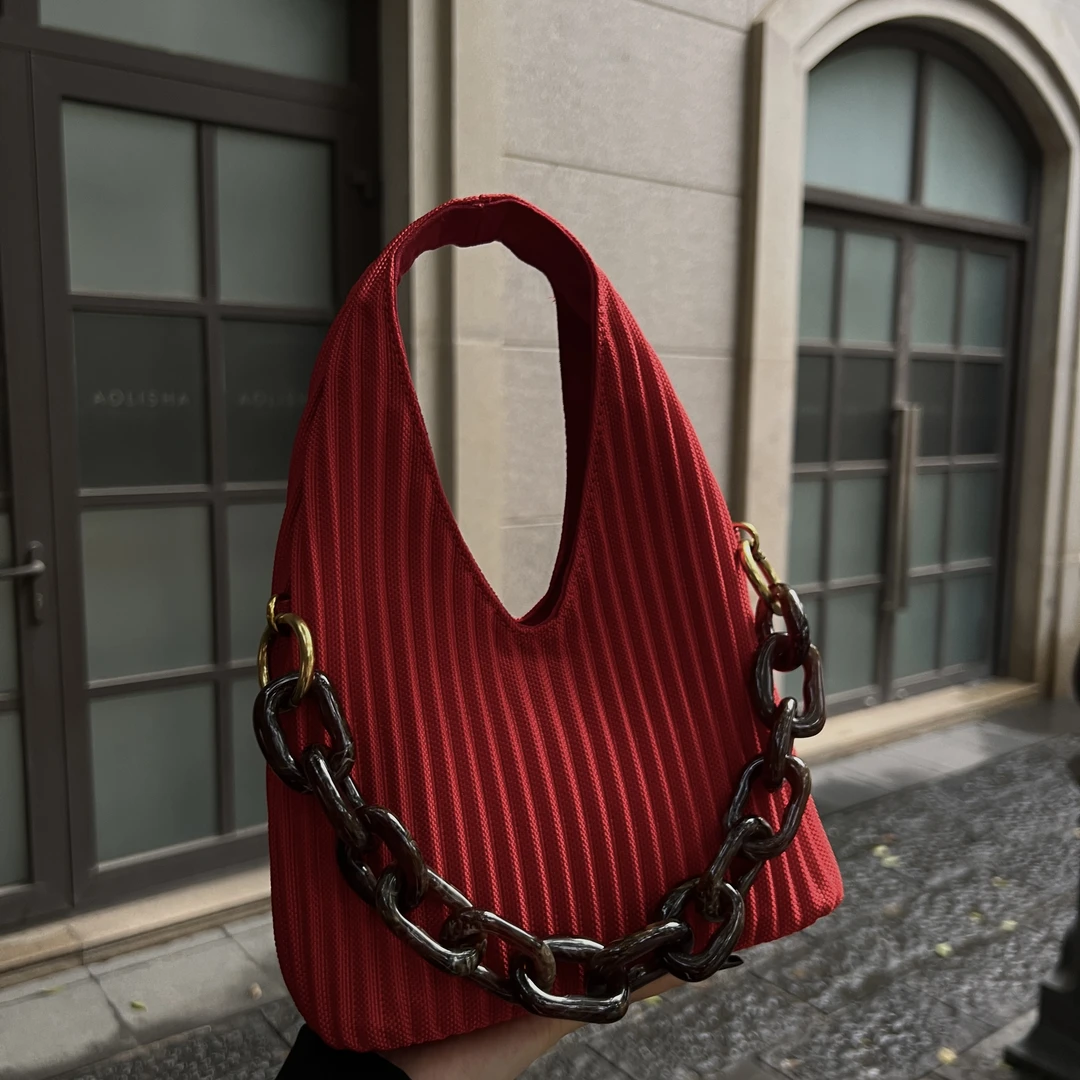 【Silk Bag 晓晓】降落伞 精致手提 百搭百褶 包