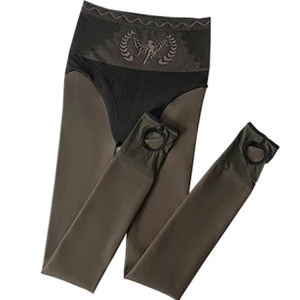 高腰收腹提臀裤一体绒水光不易勾丝抗起球防掉档女款美腿塑形袜裤