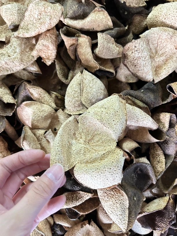 2018年 茶坑驳枝二红皮 自然生晒 皮相丑 口感醇厚