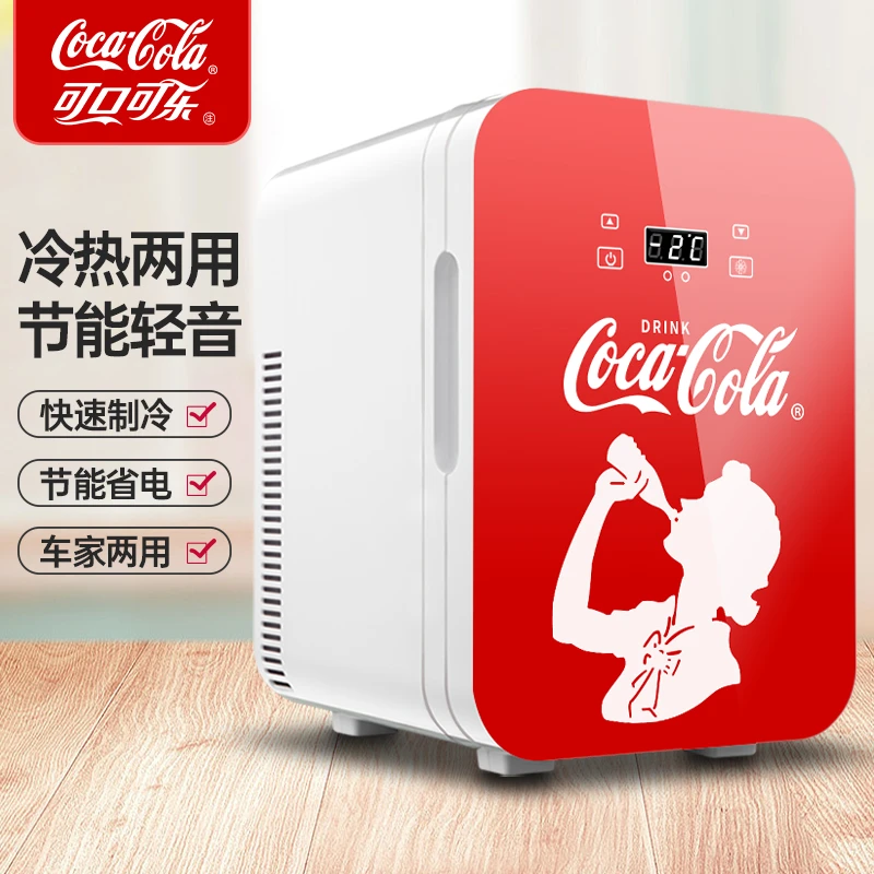 COCA COLA/可口可乐车载冰箱宿舍公寓冷暖两用小冰箱迷你家用冰箱