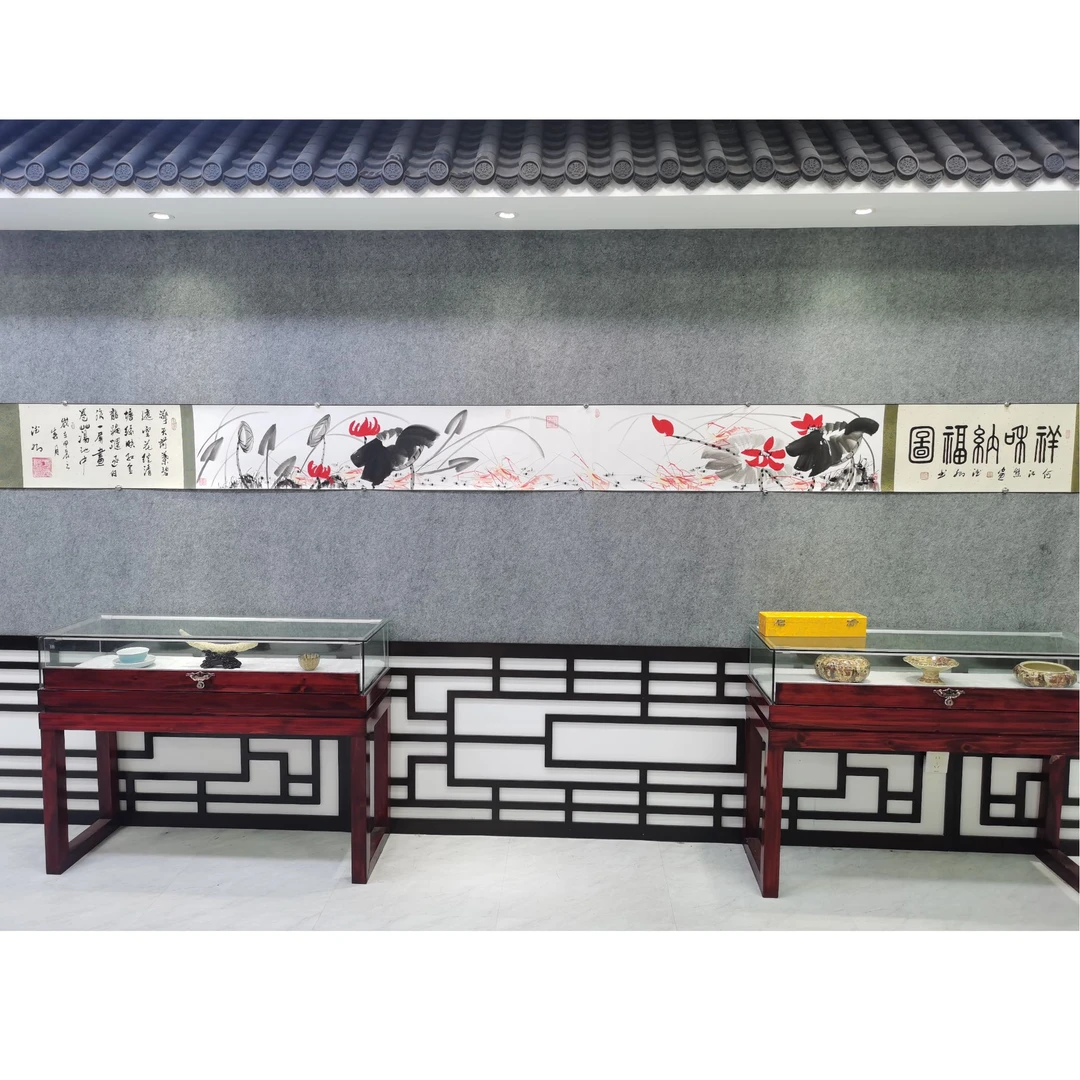 长卷《祥和纳福图》何江熊作品 5米长卷 精品