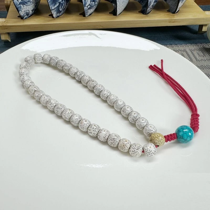 毕业级精选海南毛感料星月菩提脱脂36珠老型手持文玩佛珠 12*11