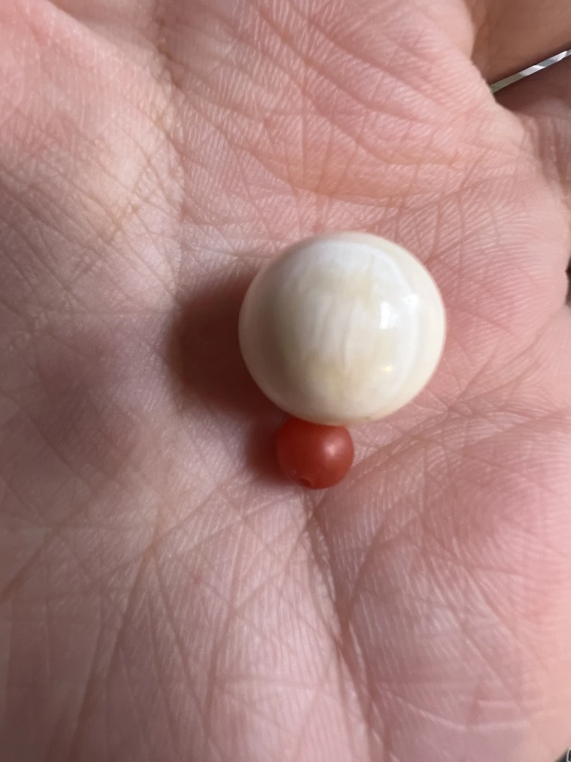 辰砂(处理)朱砂配件单珠配件