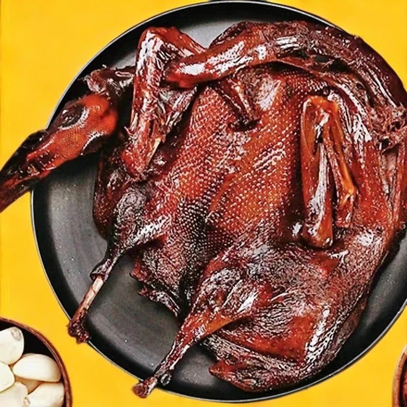 湖南特产酱板鸭香辣即食零食手撕鸭肉整只熟食麻鸭好吃常德酱板鸭