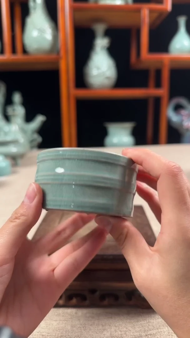 【闪购商品】杯汝瓷仿古玹玟杯(微瑕介意勿拍)