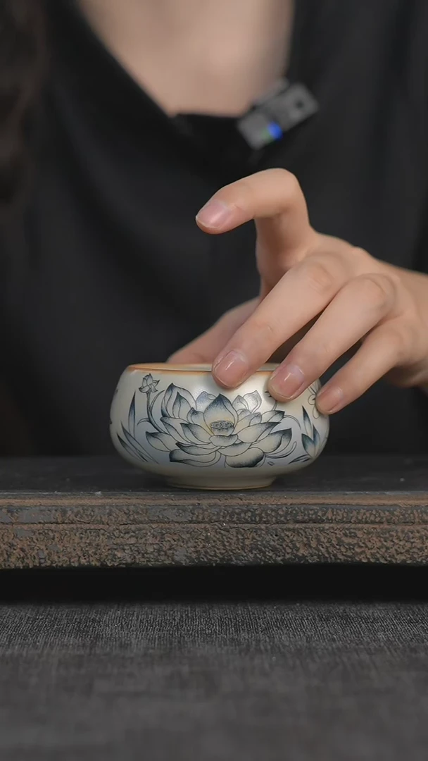 【闪购商品】AA荷韵禅定矮杯@@D0025