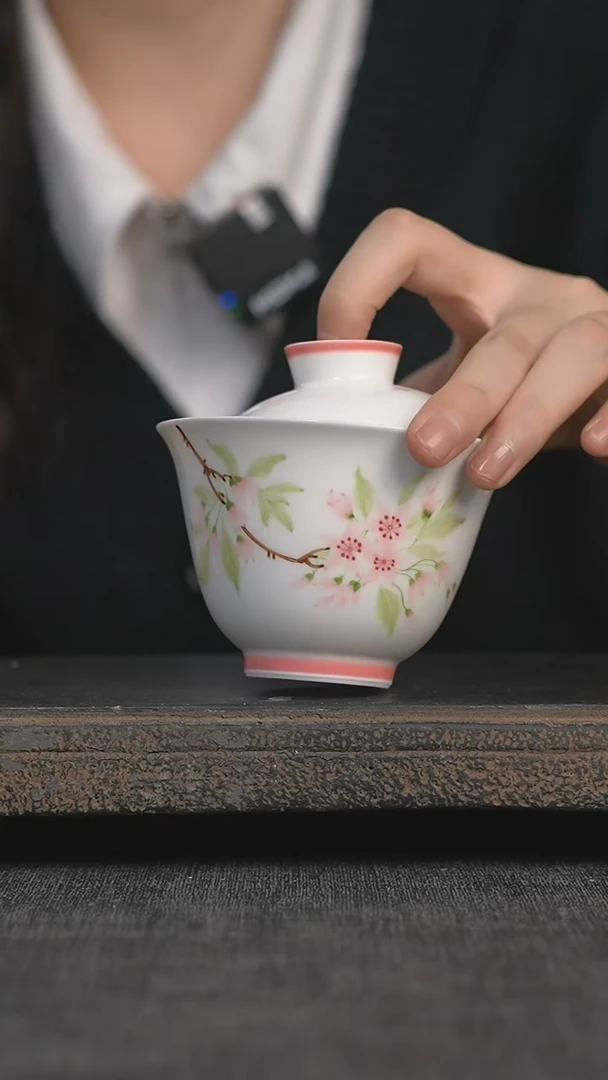 【闪购商品】春风十里二才盖碗@@D0051