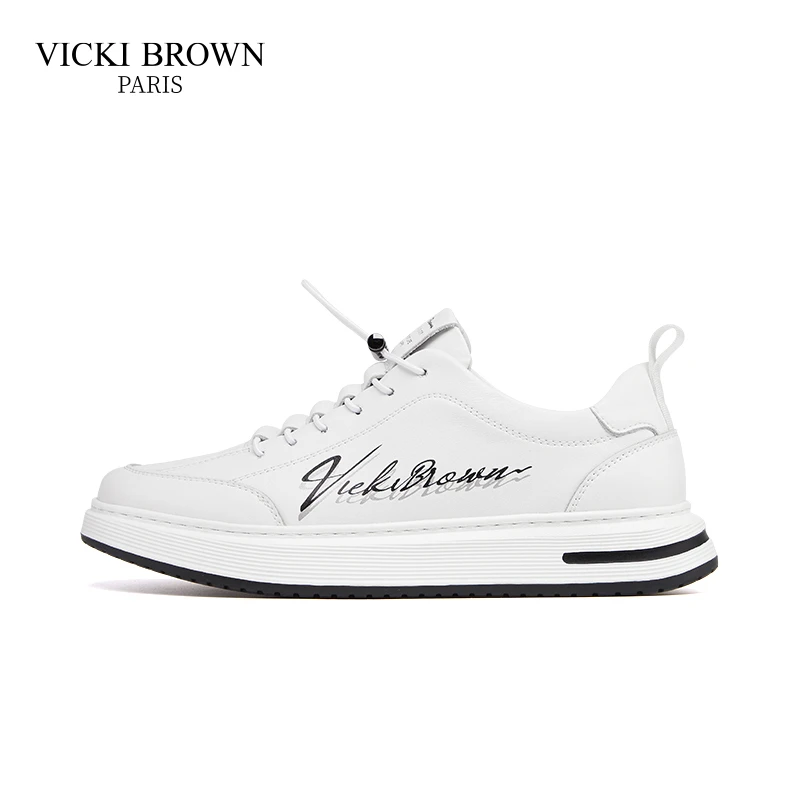 VICKI BROWN轻奢男士时尚舒适手工真皮高级感商务百搭休闲男鞋