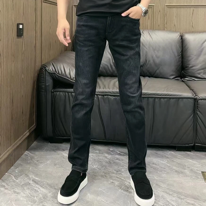 TIRIRT缇瑞  TRK24816A  秋季新款  男士  商务休闲 牛仔裤 男裤