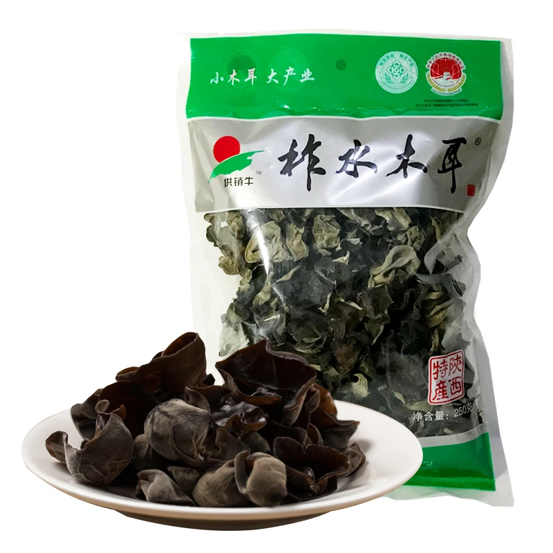 岭秀点赞柞水特级正宗黑木耳250g袋装陕南精选特产农家鲜嫩肉质