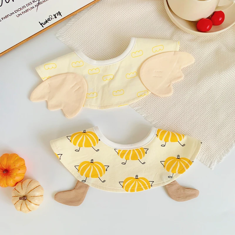 故事我口水巾高端大号儿童宝宝围嘴儿童纯棉防风披肩防吐奶围嘴