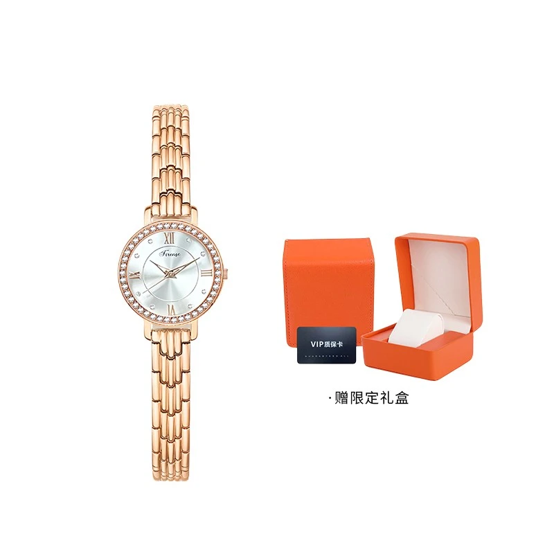 TIRENSE/狄伦斯中古风古董派高定小金表系列轻奢文艺气质防水女表