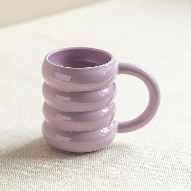 YE HOME小众款马克杯ins风陶瓷水杯下午茶咖啡杯家用早餐牛奶杯子