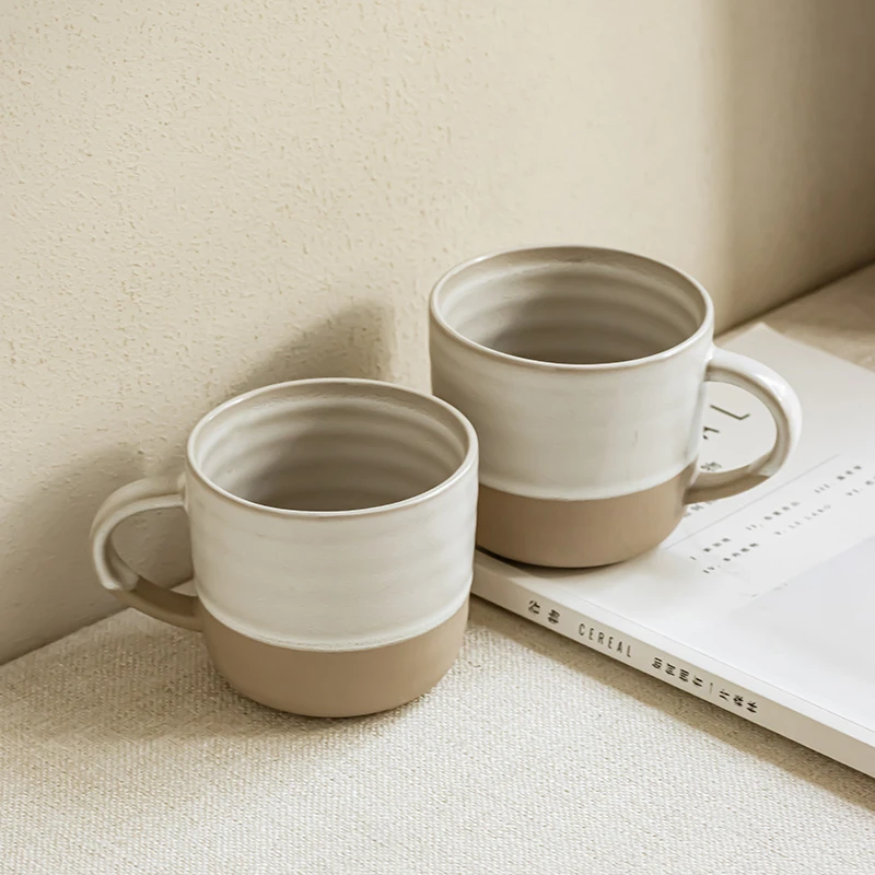 YE HOME 陶瓷马克杯家用早餐杯咖啡杯水杯哑光杯子下午茶花茶杯