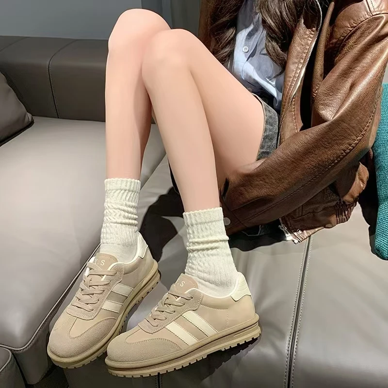 2024新款平底防滑时尚运动休闲百搭德训鞋1128-1