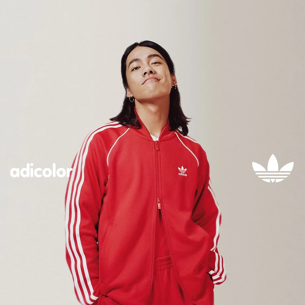 adidas/阿迪达斯男子三叶草复古高能感立领运动夹克外套IL2494
