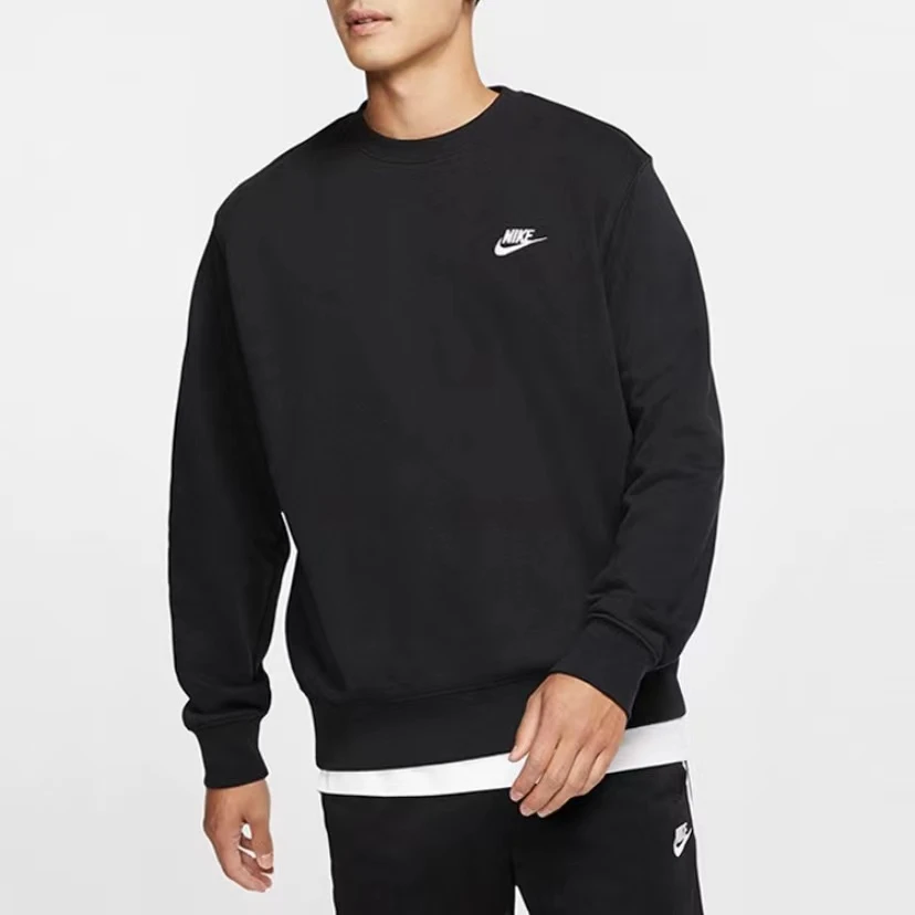 NIKE/耐克春季男子时尚圆领运动休闲加绒长袖套头卫衣BV2663010