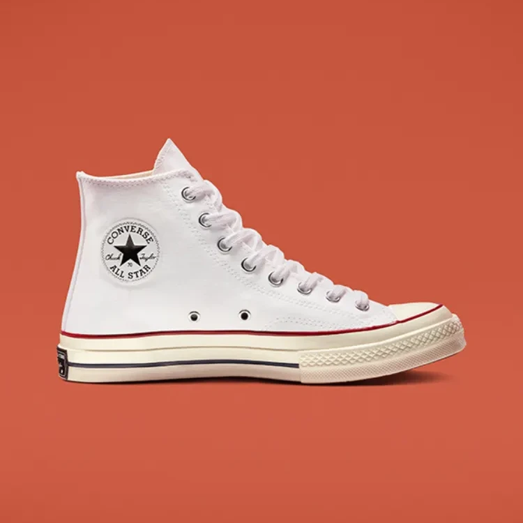 Converse/匡威男女款Chuck70白色经典百搭运动高帮帆布鞋CS162056