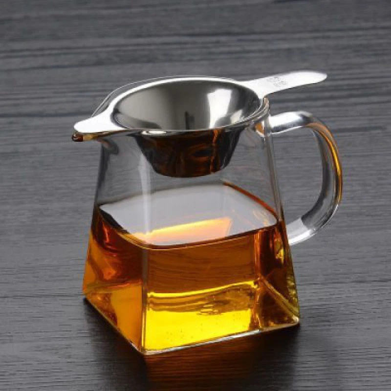耐热加厚玻璃公道杯耐热茶漏一体套装泡茶过滤分茶器小青柑专用