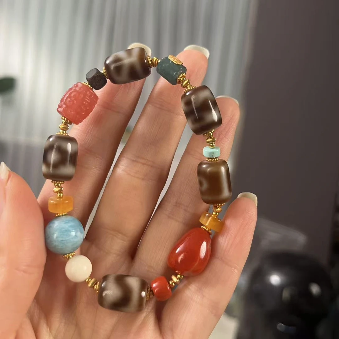 天然多宝手串简约设计款—多样性发其一