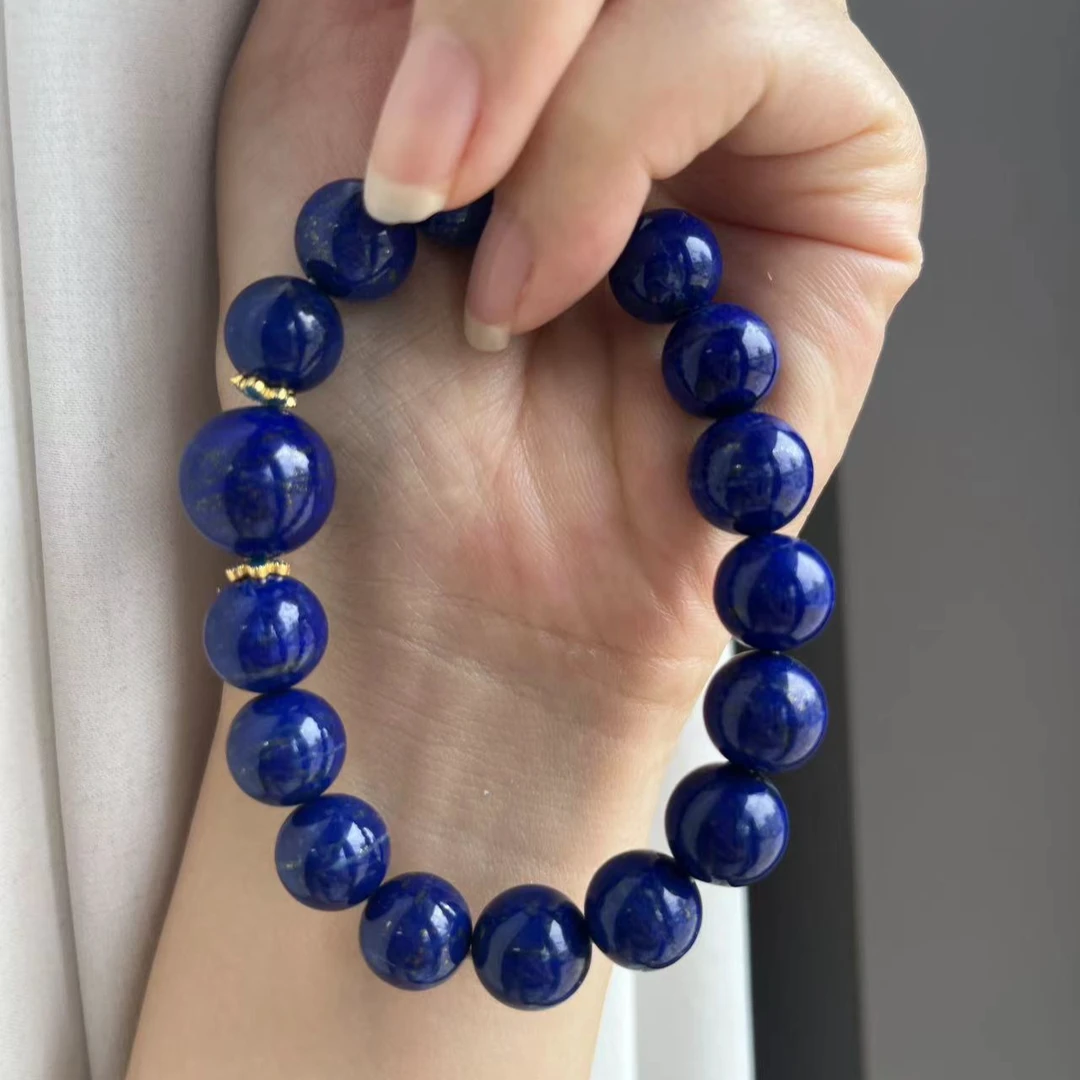 天然青金石单圈手串