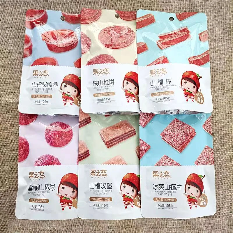 果之恋山楂系列1袋*5包开胃解馋零食混合随机发货办公室休闲零食