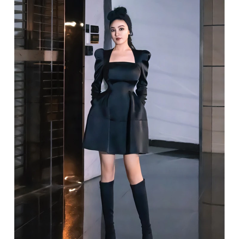 【星姐推荐】星原创高级定制【米亚庄园】轻奢小众设计师款气质连衣裙