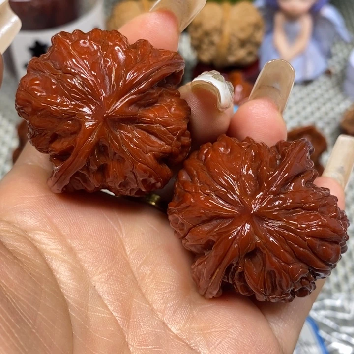 文玩核桃把件A****生磨盘