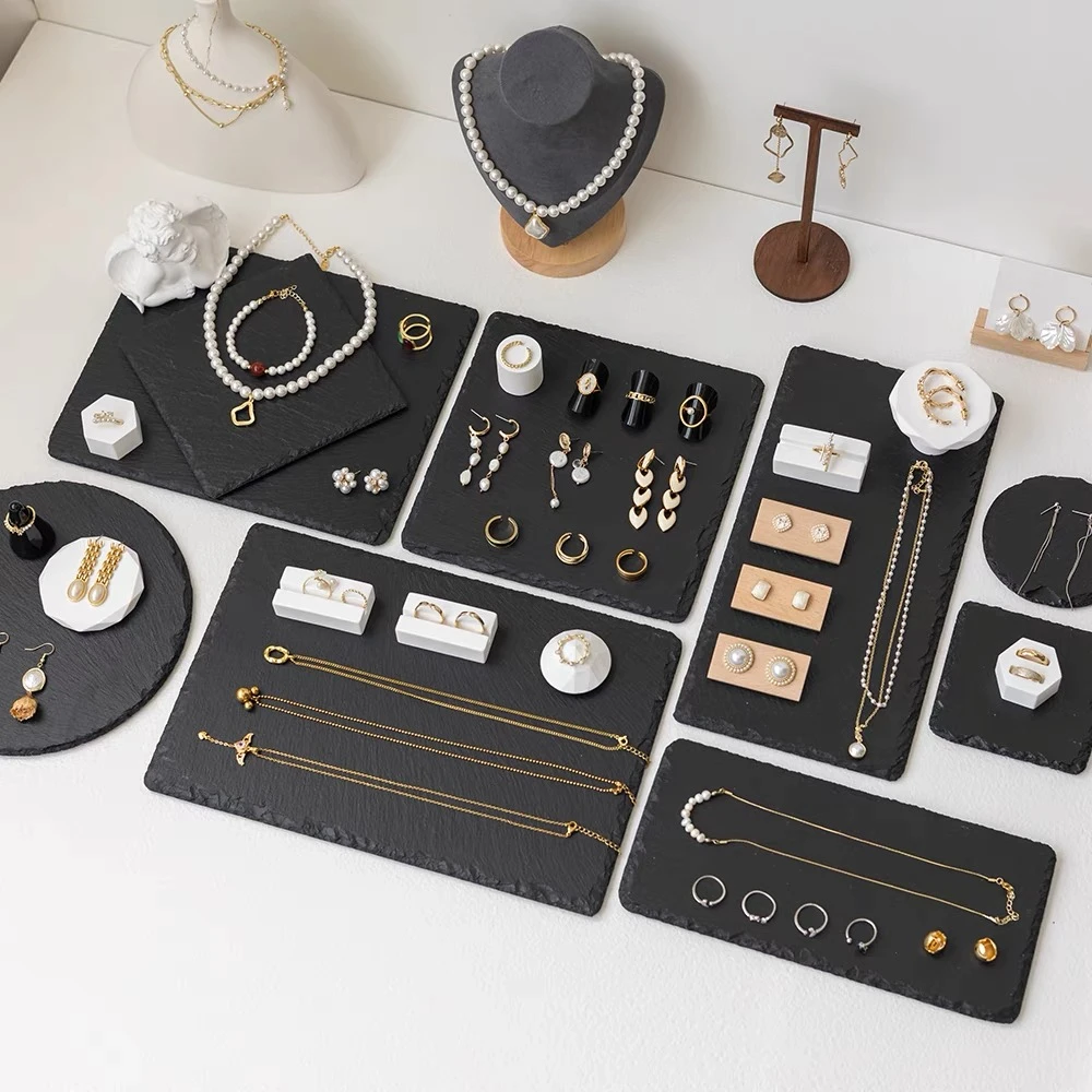 铜合金贝壳戒指 多款耳钉组合