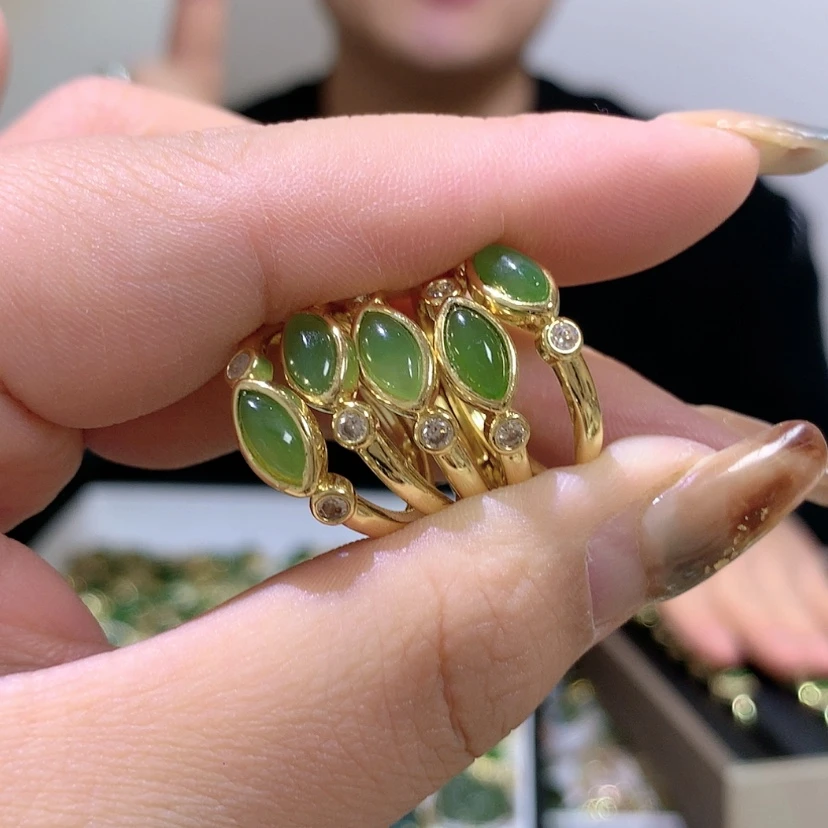 【闪购商品】和田玉耳饰未镶嵌