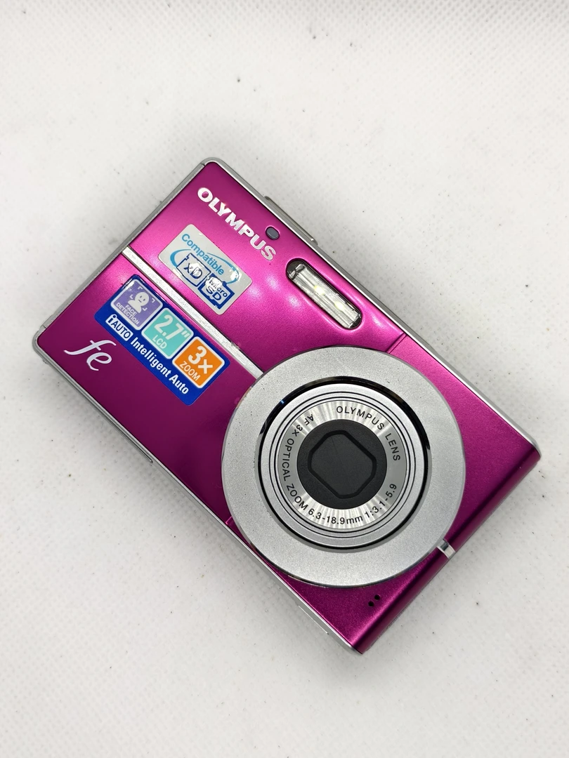 95新 Olympus/奥林巴斯 FE3010 1200w像素 玫红色 配件齐全 ccd