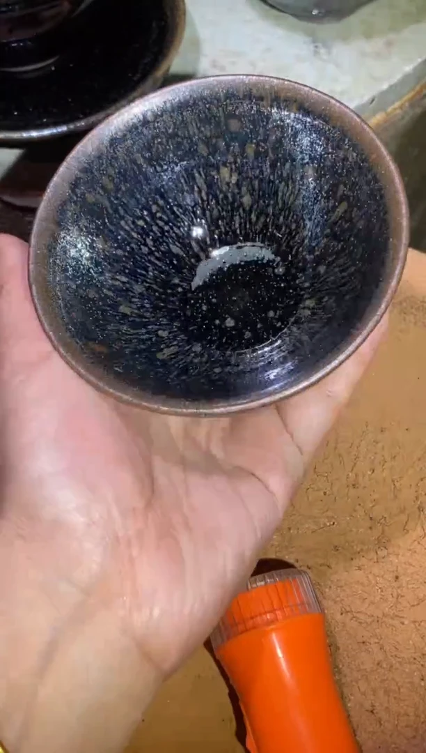 【闪购商品】茶盏素雨柴烧 闽窑建盏