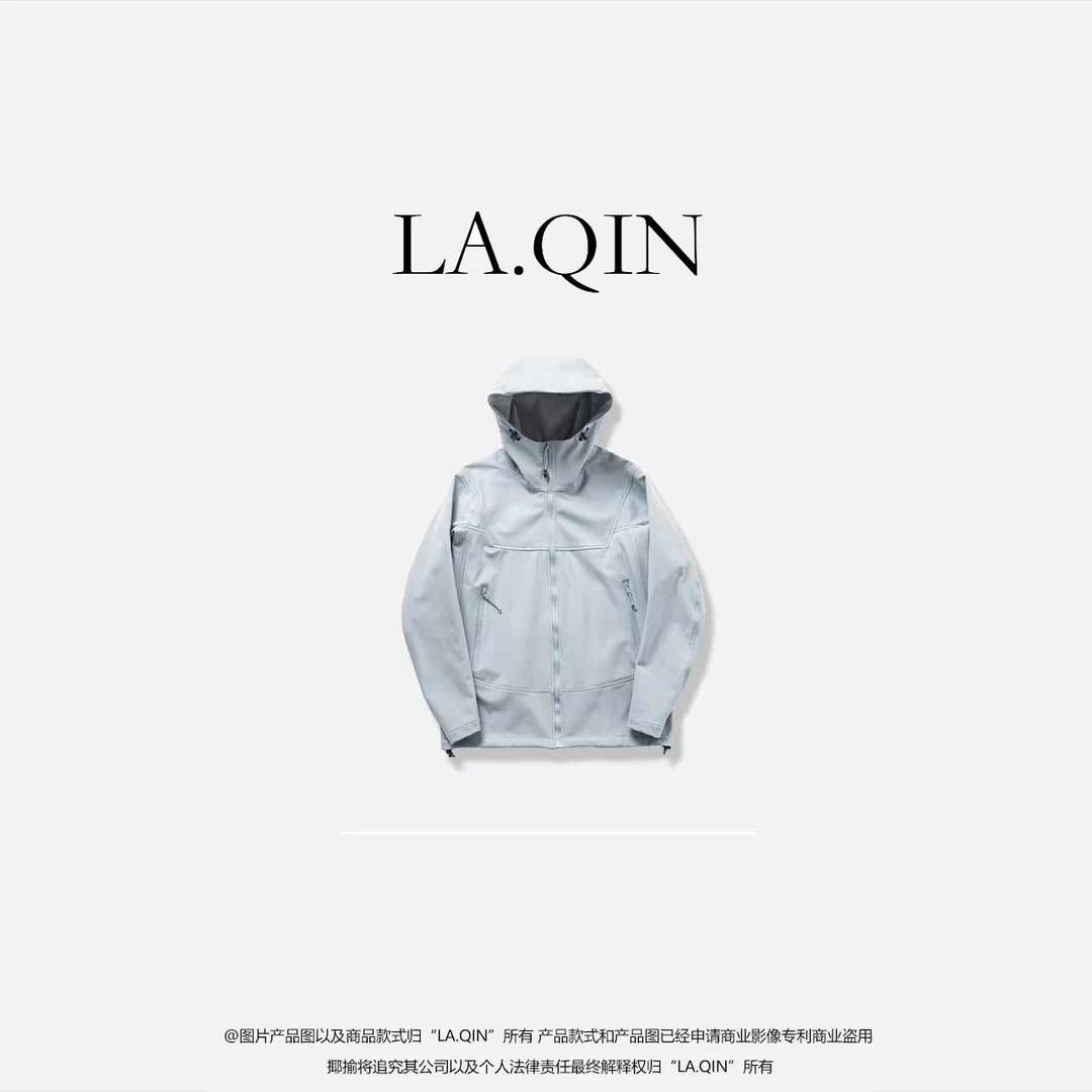 晴晴家-【品牌升级鸟＋】3D立体软壳全消光雾感冲锋衣男女同款24188