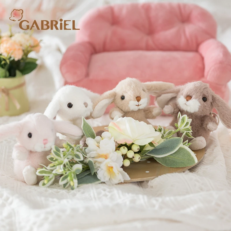 伽百利Gabriel欧式可爱毛绒钥匙挂件兔兔玩偶ins情侣公仔儿童玩具