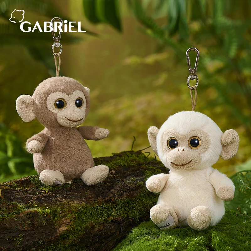 Gabriel/伽百利毛绒玩具猴子挂件吗喽钥匙扣玩偶钥匙链生日礼物