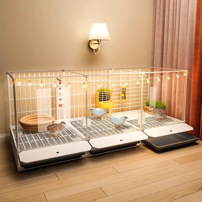 加密小鸡笼芦丁鸡专用笼观赏笼育雏家用养殖鹌鹑笼小黄鸭笼饲养箱
