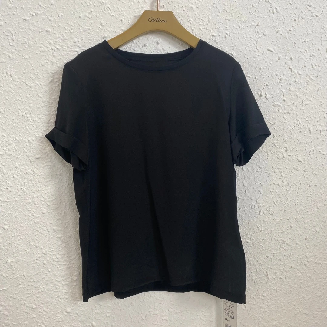 【GIRllINE】格子廊女士夏季简约时尚设计师款短袖T恤60TGE004