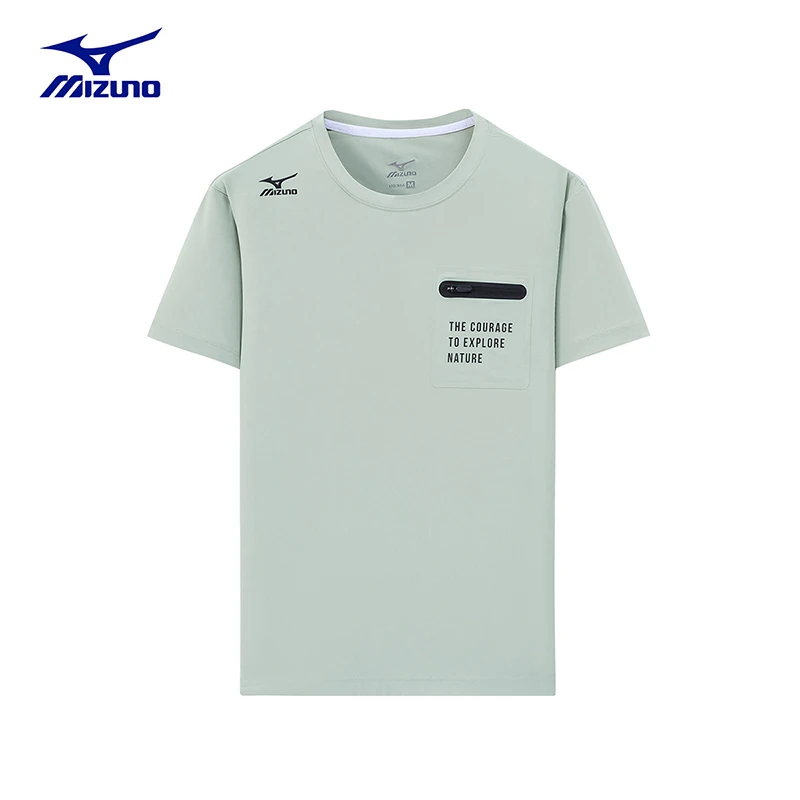 Mizuno/美津浓户外休闲速干短袖T恤男女夏季薄款冰感透气半袖体恤