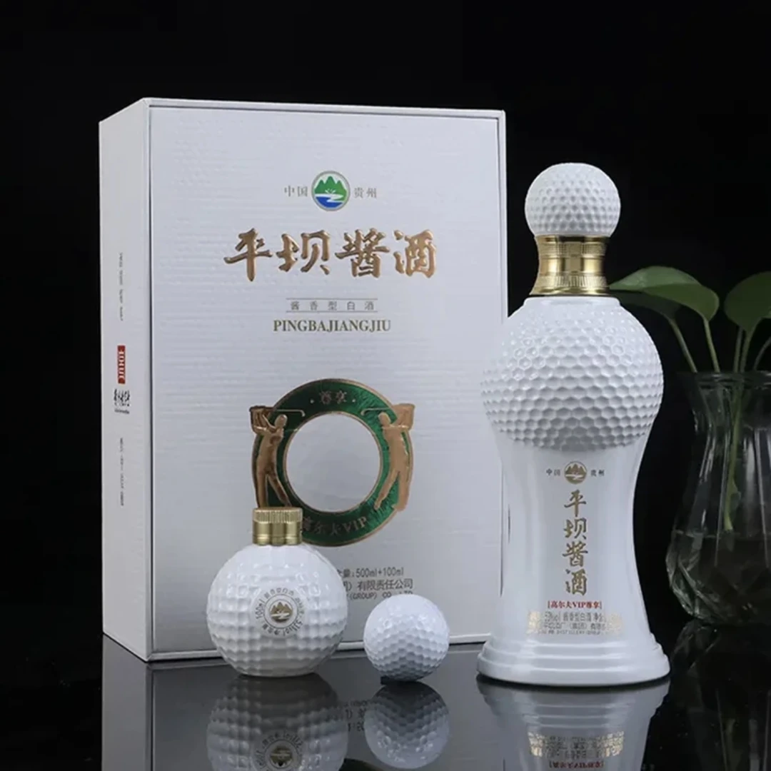 PINGBA/平坝高尔夫VIP尊享 53度酱香型白酒53度500ml+100ml