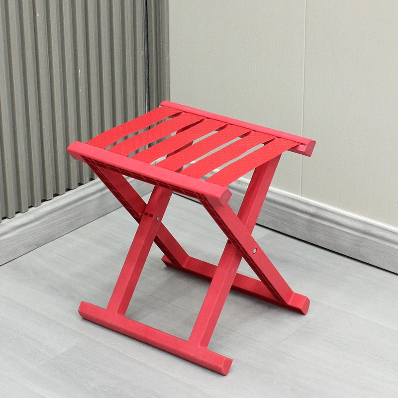 加厚塑料折叠凳便携式凳子可叠放塑料户外折叠马扎成人折叠小板凳