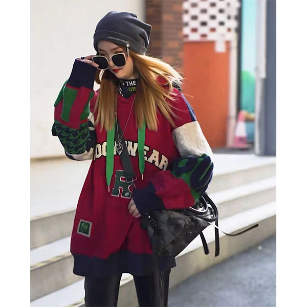 【GYT】冬季时尚款247加绒宽连帽百搭卫衣情侣户外保暖加厚复古上衣