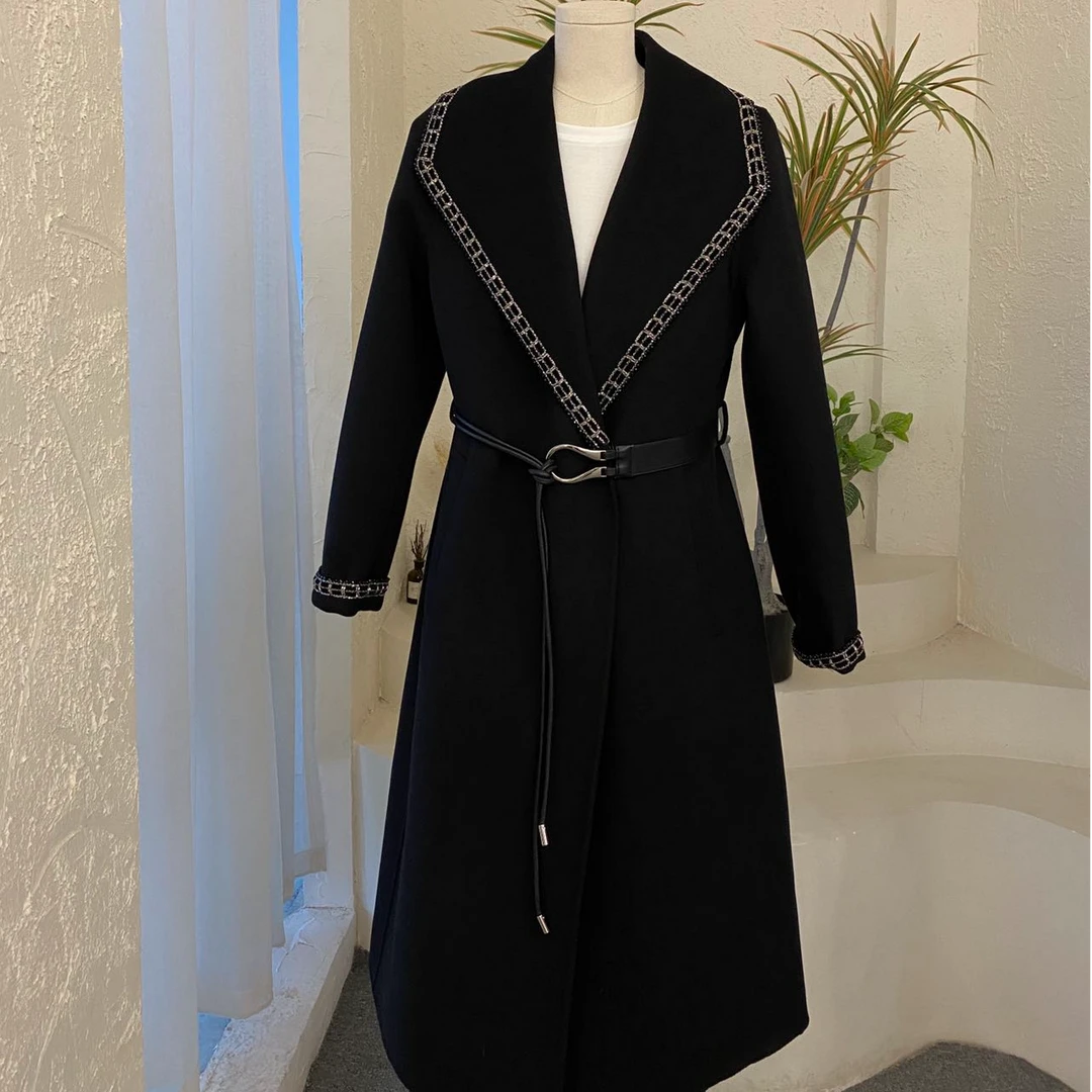 【雪儿专属】新疆包邮-7161#女款时尚休闲百搭大衣