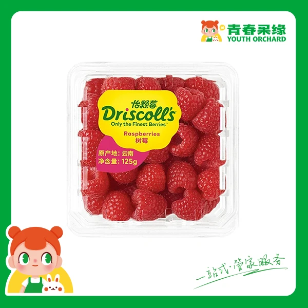 果切同城送【香甜多汁】怡颗莓树莓1盒/125g云南省
