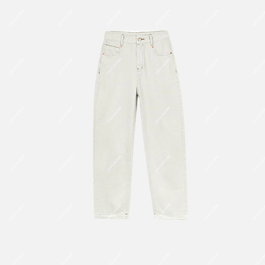 安安推荐【弯刀裤】 2024新款简约直筒休闲百搭牛仔裤HZ-KSB1792-1