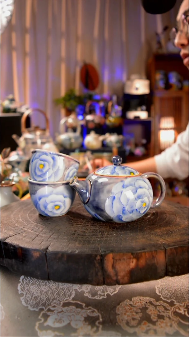【闪购商品】杯牡丹手工手绘手工手绘